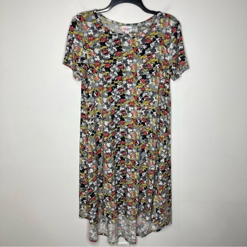 Lularoe Disney Mickey Mouse Carly‎ dress size small